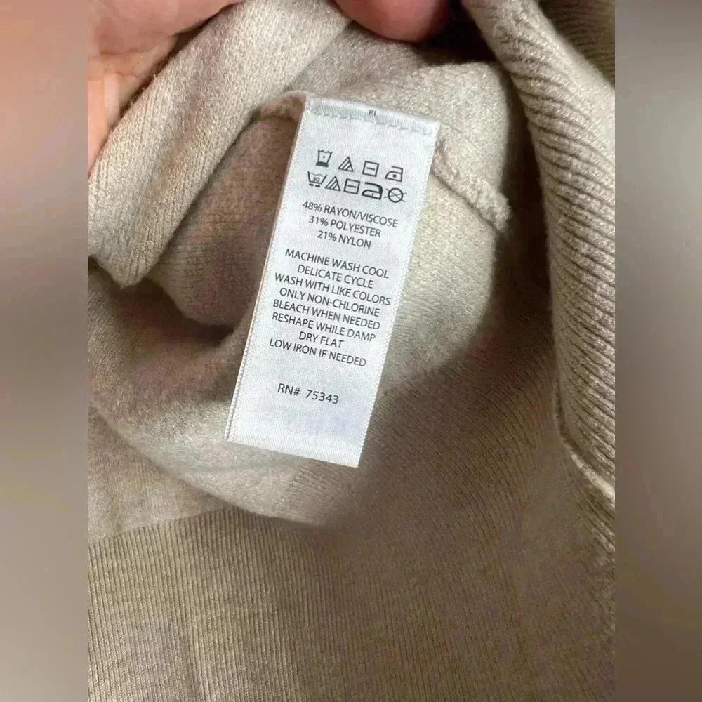 JOIE Open Front Button Soft Cardigan Size Small - image 4